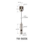 Assembly Finishing Panel Wire Suspension Systems Adjustable YW86003