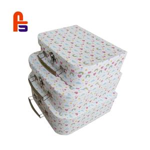 Wholesale Gift / Craft Industrial Cardboard Suitcase Paper Box Offset Printing Decorative from china suppliers