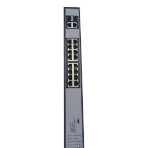 Wholesale VLAN DIP Fiber Managed Switch 16 Ports 100Mbps POE 2 100Mbps Uplink Ports from china suppliers