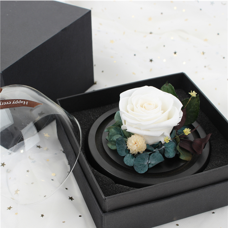 Wedding Home Decorative Preserved Rose Gift Box With Long Saving Time