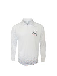 Wholesale 180GSM 100% Polyester Long Sleeve Men T-SHIRT &amp; POLO Sublimation Printing Gradient Color Pattern from china suppliers