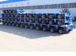 Customized Axle Number Heavy Duty Hydraulic Lowbed Trailer for Oversized Load