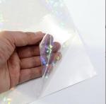 Plain Glass Broken Color Laser Cold Lamination Film For Photo Album, Heart