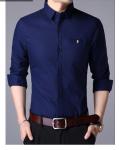 Vintage Custom Cotton All Over Print Plus Size Casual Long Sleeve Men's