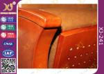 Low Back Synthetic Leather Auditorium Movie Theater Seats / Church Folding