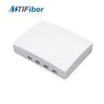 Wall Mounted SC 4 Ports Fiber Terminal Box Fiber Optical 4 Core Indoor