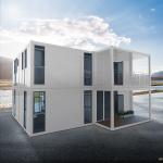 China Luxury Easy Assemble 2 Story 3 Bedroom Modular Homes Casas Prefabricadas