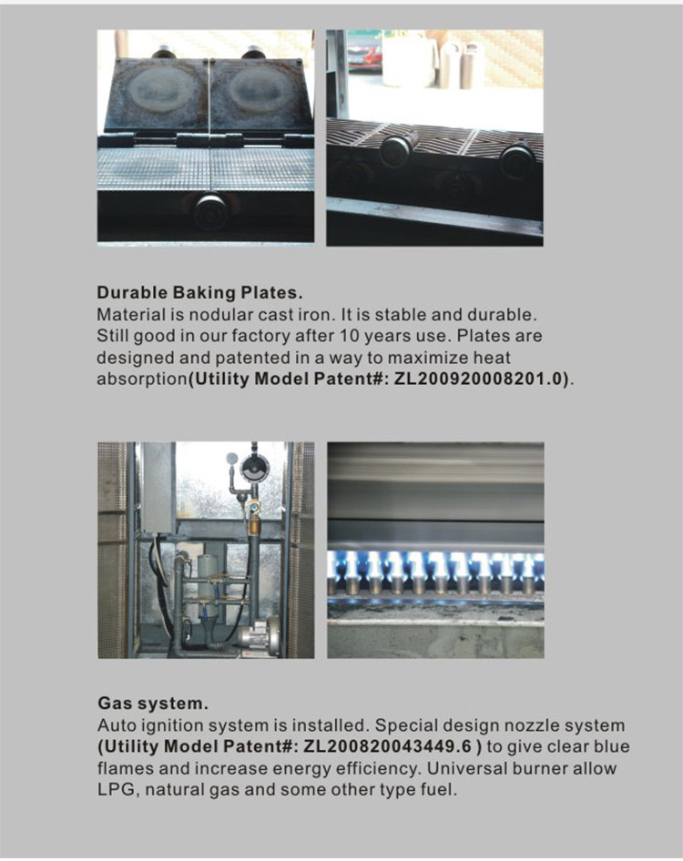 Fully Automatic Cone Production Equipment , With 63 260*240mm Baking Templates , With 63 260*240mm Baking Templates Cast
