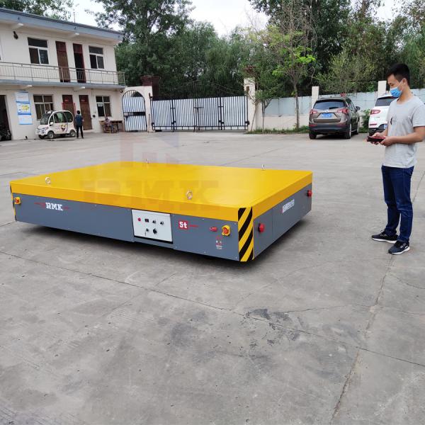 Automatic Charging Trackless Transfer Cart Electric With Steel Plate Wheels Base