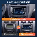 7-Inch 2 DIN Android 13 Car Radio Stereo For Volkswagen Skoda Octavia Golf With