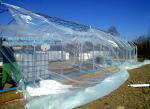Greenhouse Plastic Sheeting 12x25 ft, 6 mil Clear Film Cover UV-Resistant