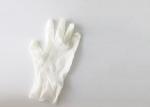 Non Toxic White Surgical Gloves , Vinyl Exam Gloves Net Weight 4.0-5.5g