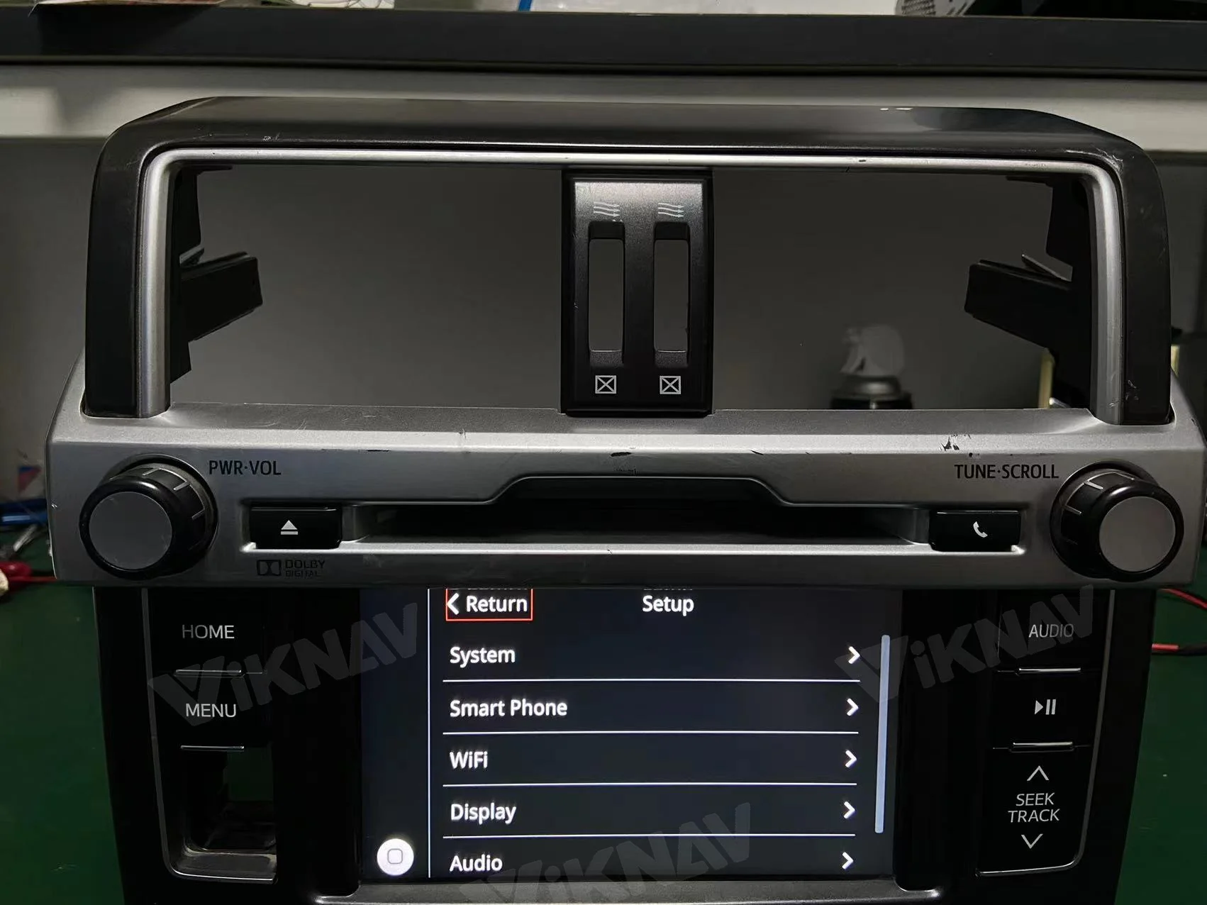 Viknav Linux System OEM Car For Toyota 4Runner Aisin 2014-2017 Upgrade Decoder Box MuItimedia Wireless CarPlay