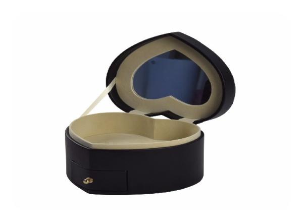 Heart Shape Jewelry Packaging Boxes Velvet Lining Material Customized With