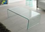 ROHS ISO9001 Tempered Curved Hot Bending Glass For Revolving Doors
