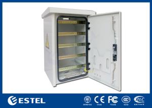 Wholesale DIN Rail Outdoor Pole Mount Enclosure Three - Point Lock With Fan Cooling from china suppliers