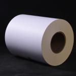 Vellum Thermal Transfer Adhesive Labelstock HM2533H with hotmelt glue yellow