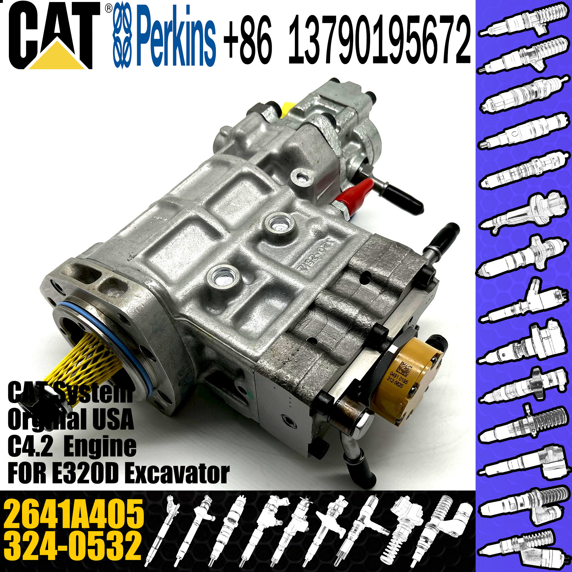 3240532 324-0532 Diesel Engine Fuel Pump Diesel Auto Parts For CAT System