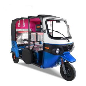 Wholesale Modern Electric Cargo Tricycle Taxi Bajaj Style Tuk Tuk Electric Vehicle 4 Seats from china suppliers