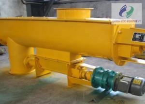 Wholesale Yellow Color Silo Screw Conveyors For Bulk Materials 0~45° Tilting Angle from china suppliers