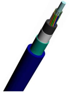 Wholesale MGTS53 Outdoor Fiber Optic Cable Double Steel Tape Armor and Double Jacket from china suppliers