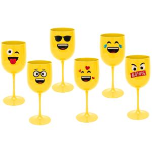 Wholesale Reusable Branded Wine Accessories Santero 958 Plastic Wine Goblets from china suppliers