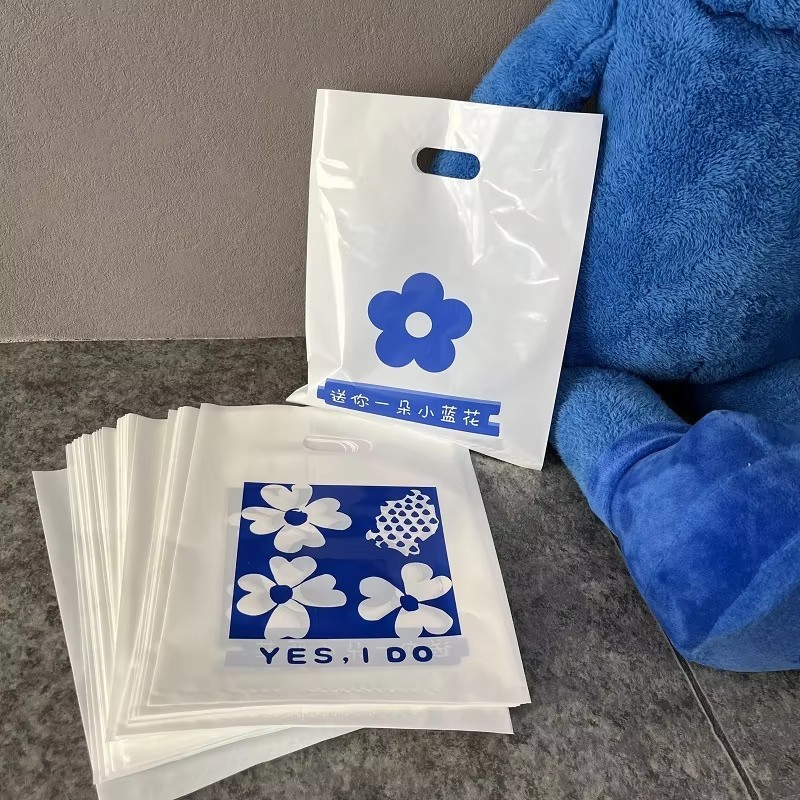 Customizable Thickening Hand Bags Waterproof Design Reusable Transparent Bags