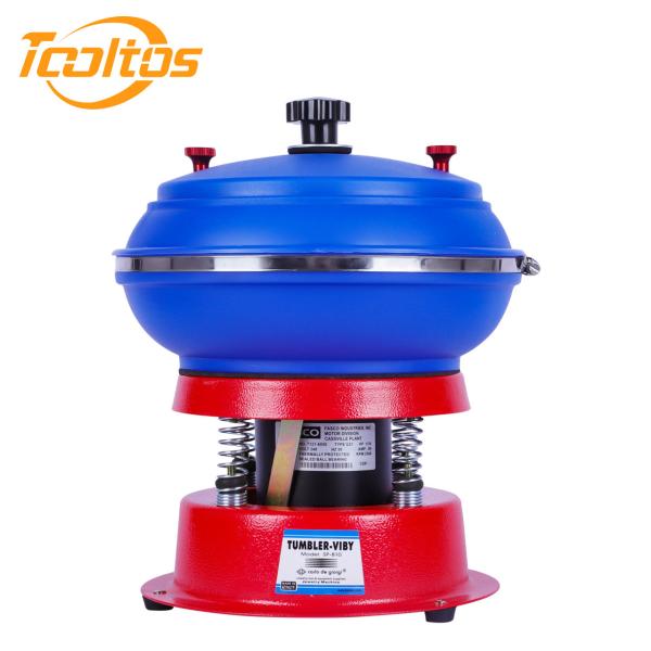 Tooltos 3.5L 8 Inch Jewelry Polishing Machine Vibratory Tumbler Polisher Rock