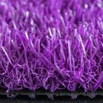 School Park Colorful Artificial Grass / Outdoor Runaway Rainbow Lawn Carpet