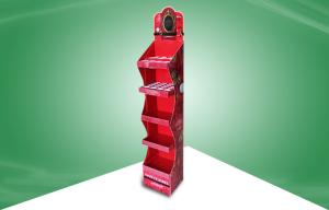 Wholesale Cosmatics Free Standing Cardboard Display Five Shelf for Promoting from china suppliers