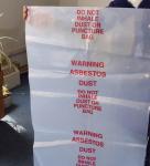 LDPE FILMS COVER, PE asbestos bag, biohazard bag, pe cover film, rubble sack,
