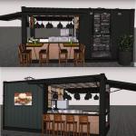 20ft 40ft Mobile Street Fast Food Store Prefabricated Shipping Container Coffee