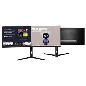 Wholesale Wholesales OEM Super-wide Curved Monitor IPS Panel 49 Inch 5k 5120*1440 75Hz Office Monitor Gaming PC Monitor Curved from china suppliers