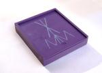 Colorful Solid Wood Jewelry Box Custom Lacquered Beautiful Decorative Wooden Box