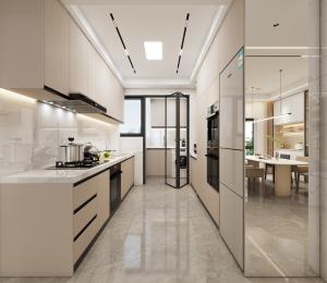 Wholesale Home Hotel Ceramic Melamine Shaker Kitchen Cabinets With Island Sink Countertop from china suppliers