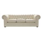 1/2/3/4 Seater White Leather Chesterfield Sectional Sofa Bar Salon