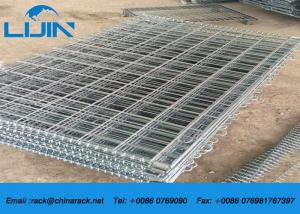 Wholesale Stackable Detachable Wire Mesh Storage Cages , 50 * 50 Grinding Metal Storage Cage from china suppliers