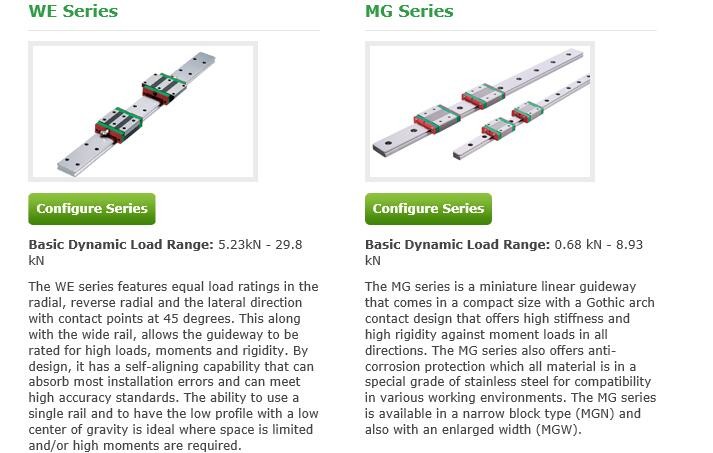 HIWIN Bearing Linear Guideways