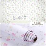 Household 3D Wall Paper Sticker PVC Material 45cm Width Oil Proof Peel Stick