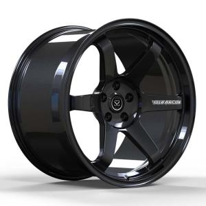 Wholesale Monoblock Gloss Black 1-Piece Forged Wheels For GTR Staggered 20inch Alloy Car Rims from china suppliers
