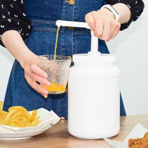 Wholesale Leak Proof Commercial Household Sauce Dispenser Pump With 2500ml PE Jar Bottle from china suppliers