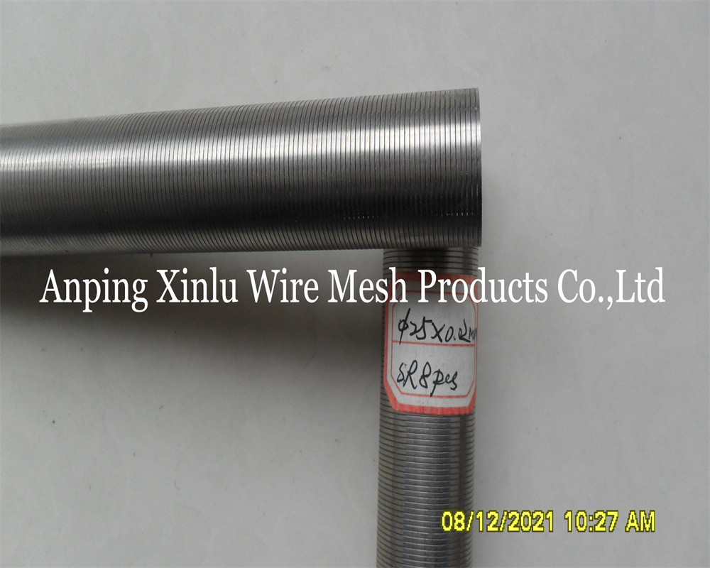 Stainless Steel304 Johnson Vee Wire Screen Pipe 1-20 Inch Wedge-Shape for Petroleum Industry