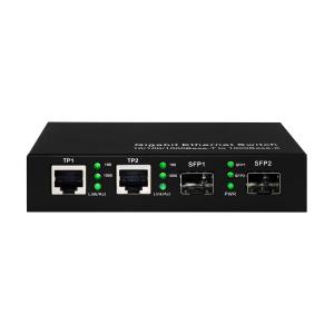 Wholesale Gigabit Commercial Ethernet Switch 4 Port Sfp Fiber Optic Unmanaged DC5V from china suppliers