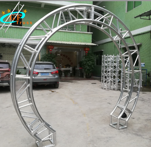 50*3 Tube 290*290mm Aluminum Spigot Truss For Events