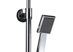 Waterproof Bathroom Shower Panels Faucet Chrome Cube Shower Head Wall Mount