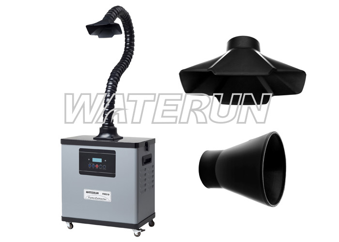 Round Nozzle Triple Filter Portable Fume Extractor 330W 2 Ducts