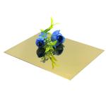 316 Stainless Steel Sheet Metal 0.8mm Thickness Gold Plated RoSH Approved