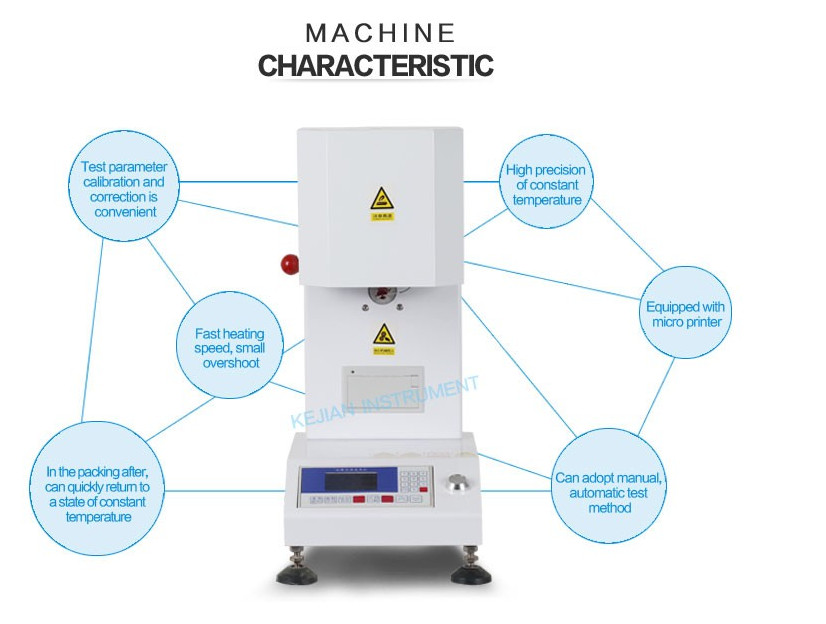 Automatic Cropping And Manual Operation Melting Equipment Plastic Melt Flow Index Tester WIith 12 Months Warranty