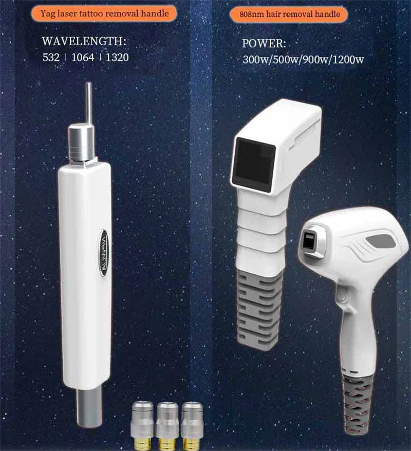808 Nm Yag Laser Diode Hair Removal Machine 500w 1600w For Face And Body