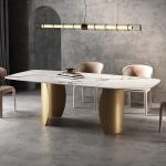 Luxury Marble Square Dining Table, Used For Wedding Invitations